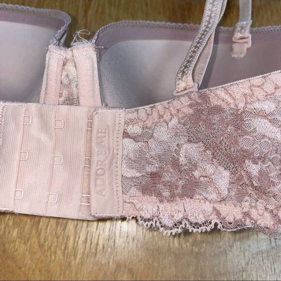 Adore Me Push Up Pink Lace Bra/Bralette - Picture 12 of 12